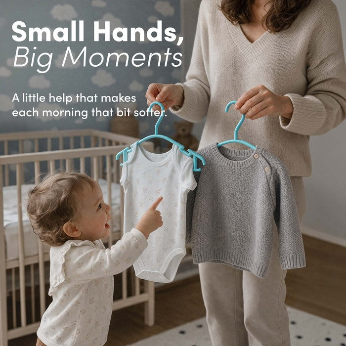 Baby Hangers 36 Pack - Non-Slip Nursery Hangers