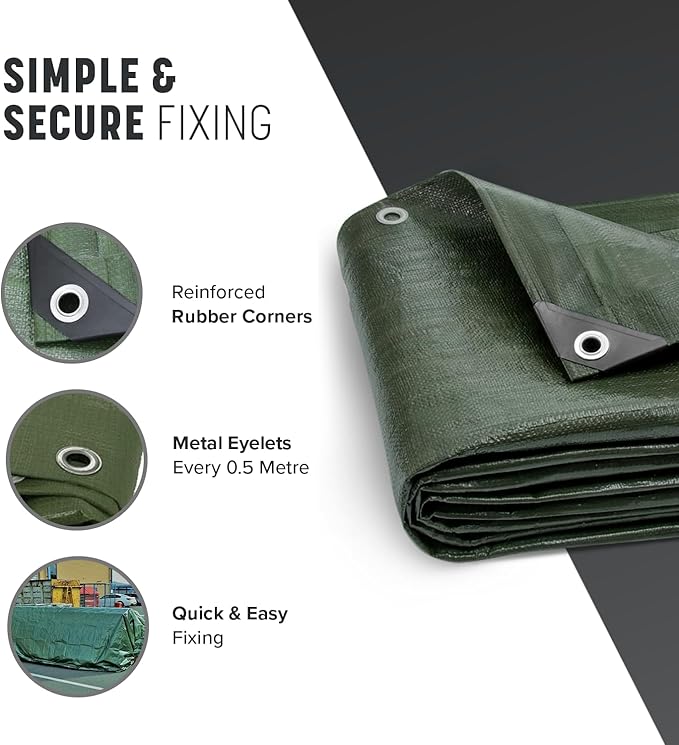 Heavy Duty Waterproof Tarpaulin Cover Sheet – image 2