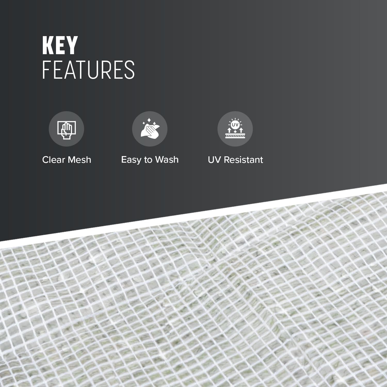 Keplin Heavy-Duty Waterproof Tarpaulin Cover Sheet - Mould-Resistant PE Material with Reinforced Edges & Metal Eyelets - Easy to Wash, Green - Perfect for Indoor & Outdoor Protection