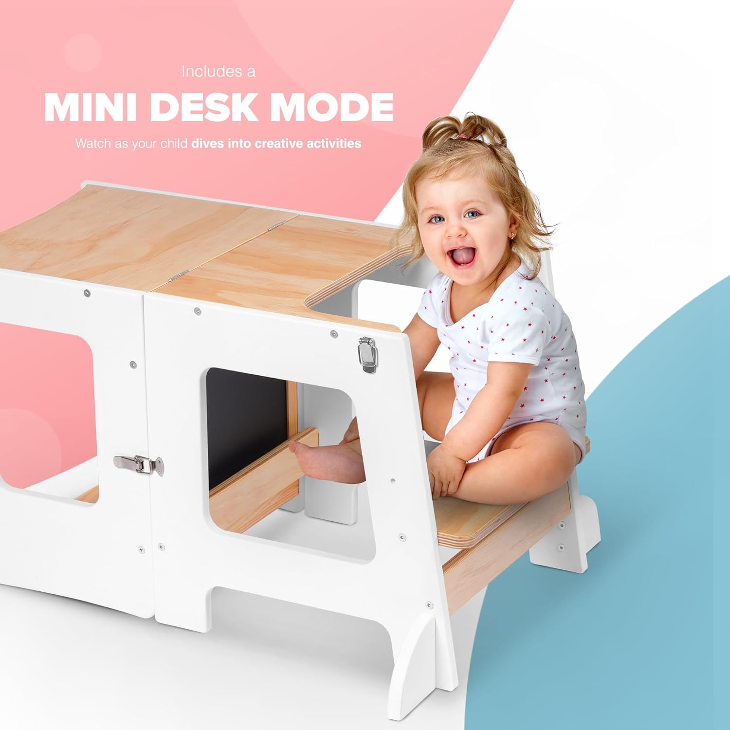 Toddler Learning Tower & Mini Desk – image 11