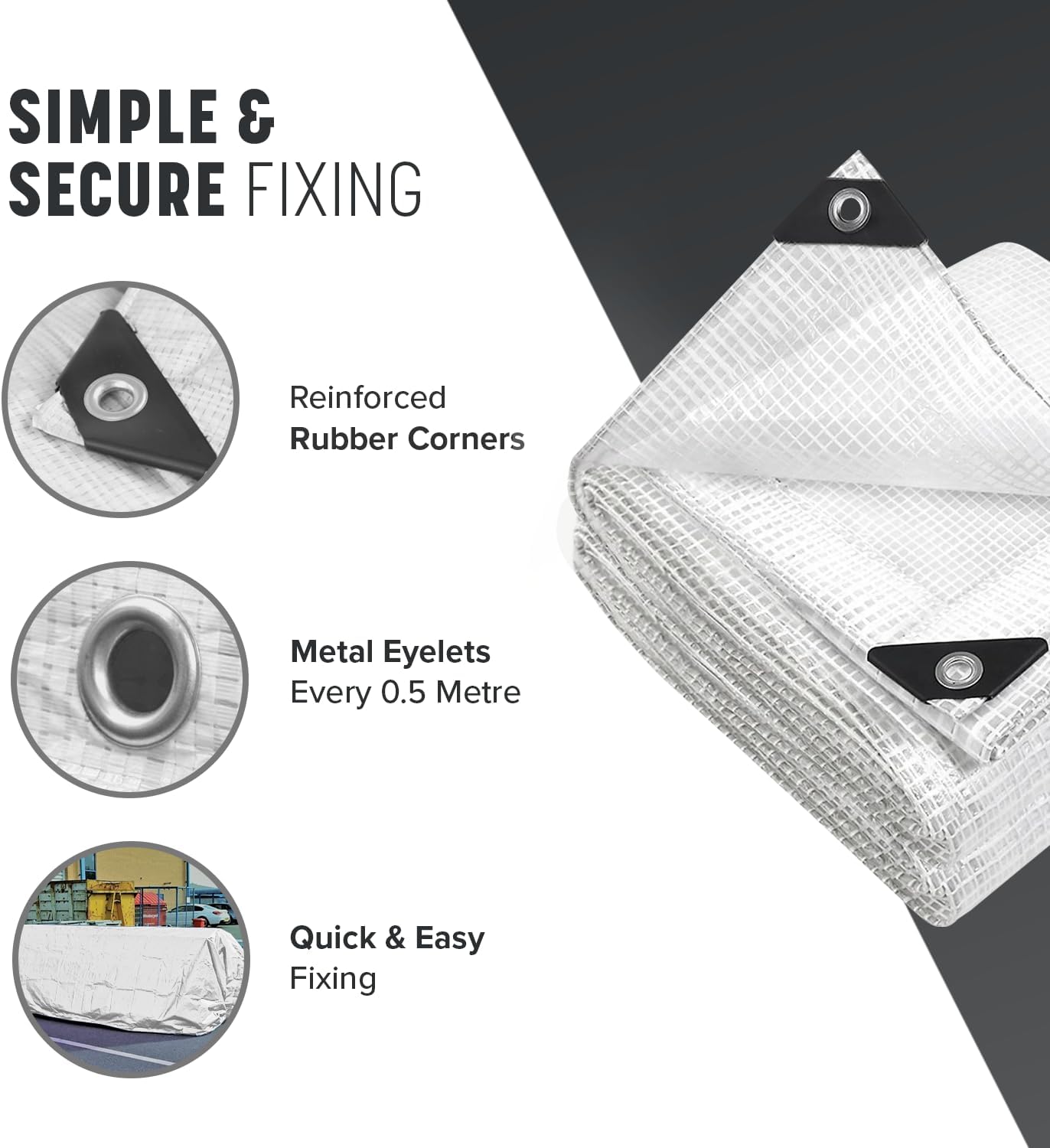 Heavy Duty Waterproof Tarpaulin Cover Sheet – image 21