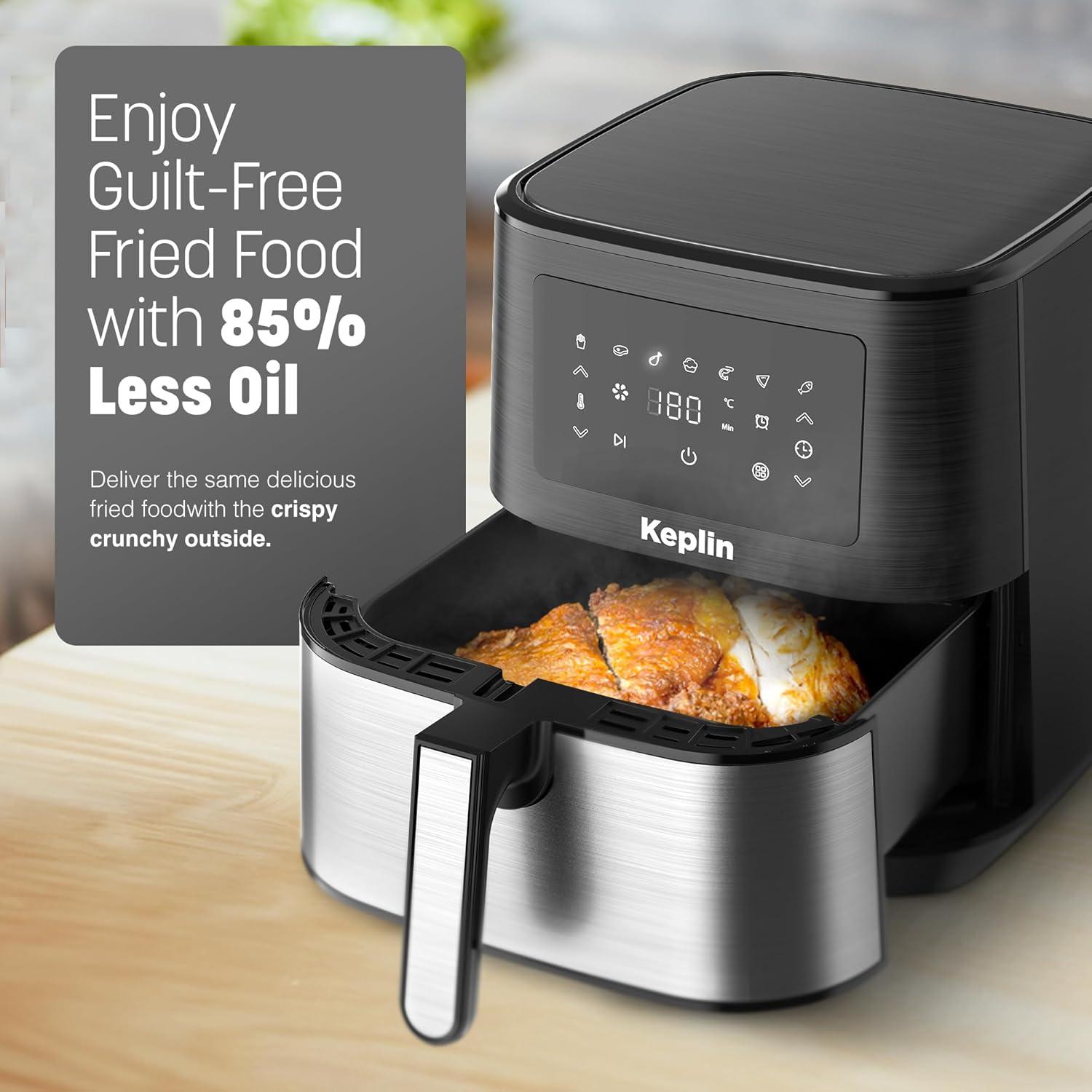 Keplin Digital Air Fryer 5.8L Capacity