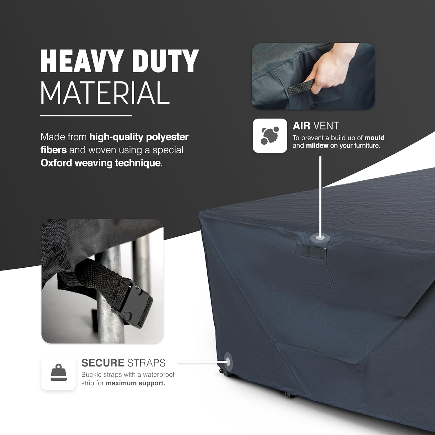 Waterproof Outdoor Furniture Cover - 600D Oxford Fabric – image 6