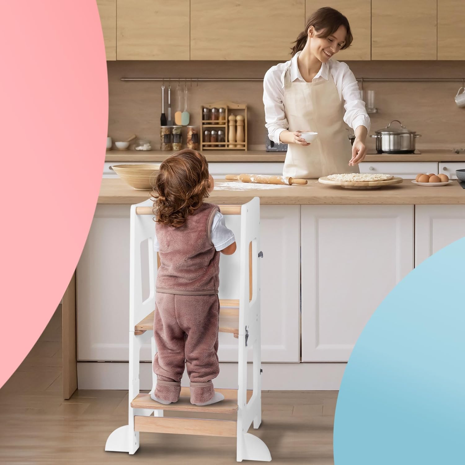 Toddler Learning Tower & Mini Desk – image 12