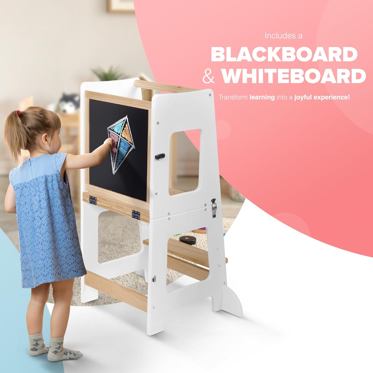 Toddler Learning Tower & Mini Desk – image 10
