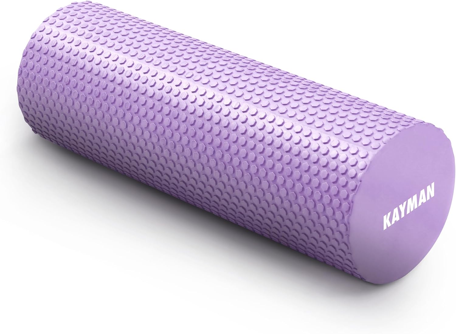 KAYMAN Sports Foam Roller – Deep Tissue Muscle Tension Relief & Circulation Boost | Portable & Lightweight Self Massager for Back, Legs, Gym, Pilates & Yoga | EVA Foam