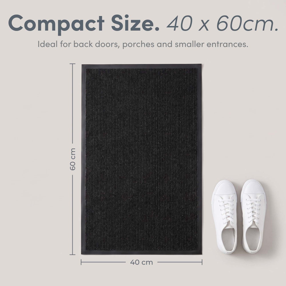 Compact 40 x 60cm size for back doors, porches and small entrances – Small Door Mat