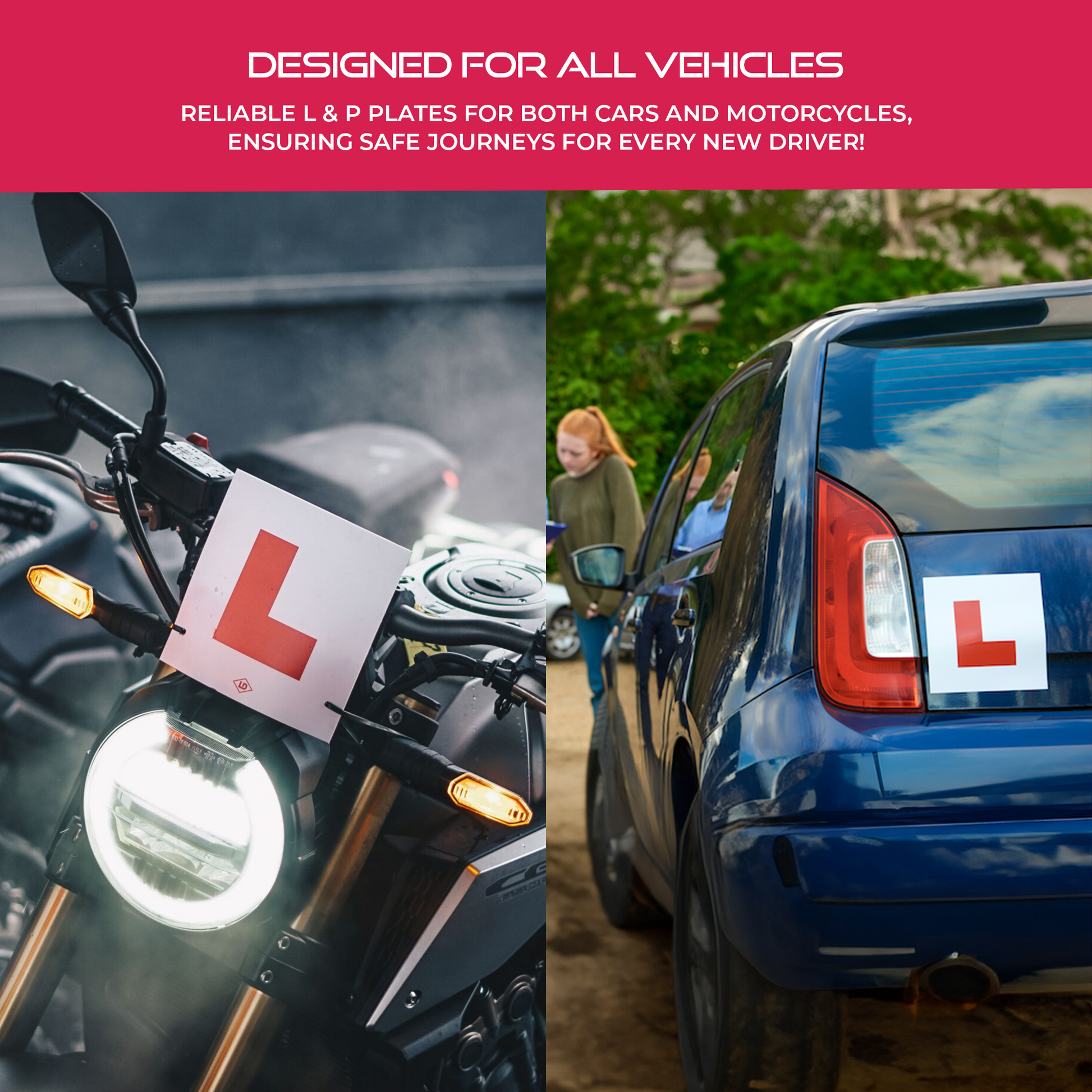Magnetic L & P Plates for Car – image 14