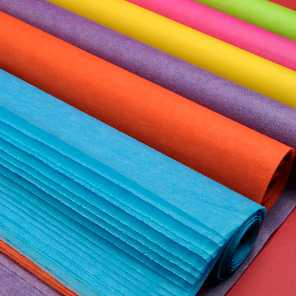 MERRIMEN Mixed Colour Tissue Paper – 20x30 Inches Acid Free Biodegradable Sheets, Use for Gift Wrapping, Flowers, Arts & Crafts, A1 Paper Size, Pack of 110 – image 7