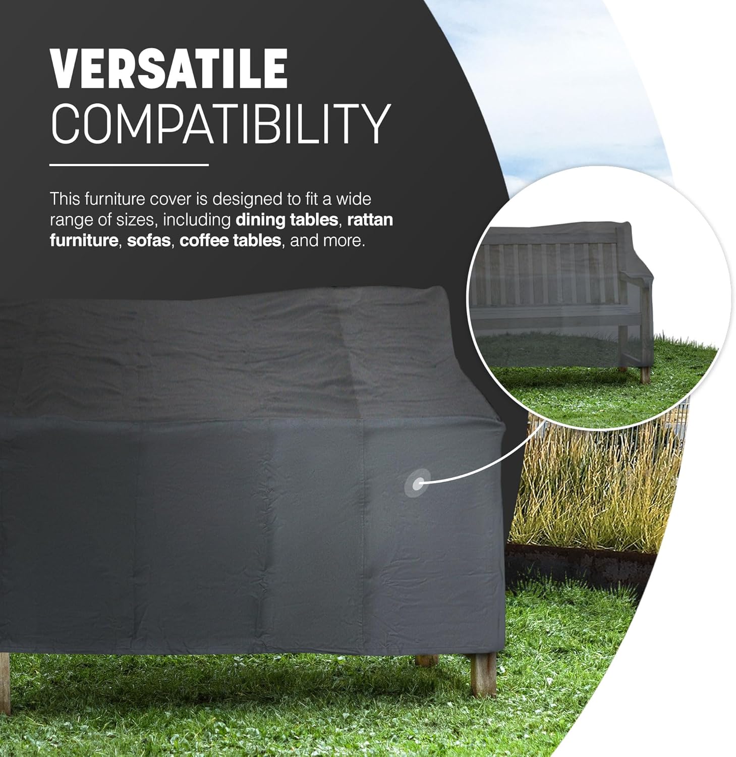 Waterproof Outdoor Furniture Cover - 600D Oxford Fabric – image 5