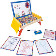 Marvel Spidey and His Amazing Friends Kids Activity Lap Desk – Wooden Folding Desk with Magnetic Whiteboard for Children