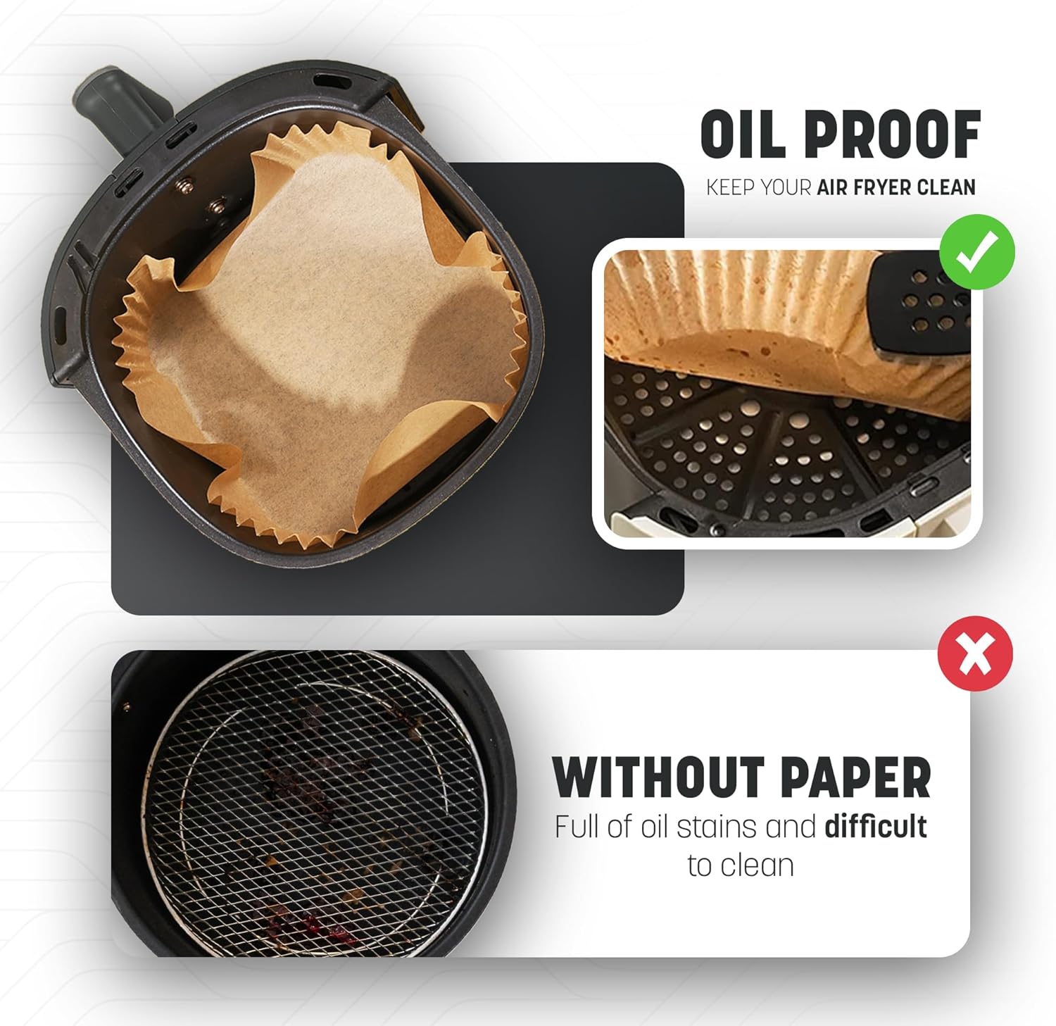 Air Fryer Parchment Paper Liners