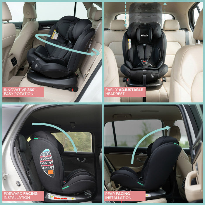 Kidoola 360 Rotating Baby Car Seat