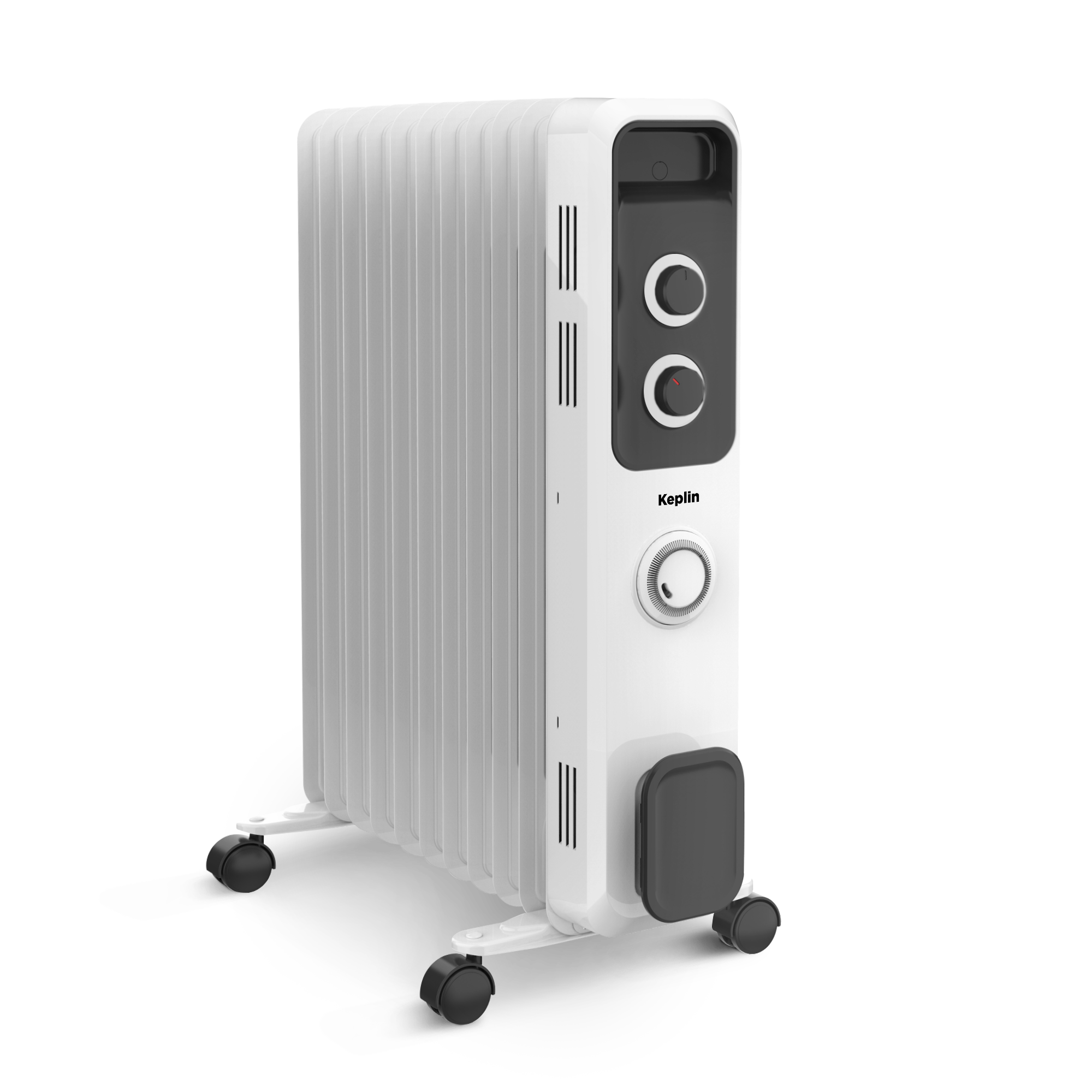 2500W Oil Filled Radiator With Timer - Efficient & Portable Electric Heater with Remote Control