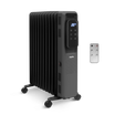 2500W Oil Filled Radiator With Digital Display - Efficient & Portable Electric Heater with Remote