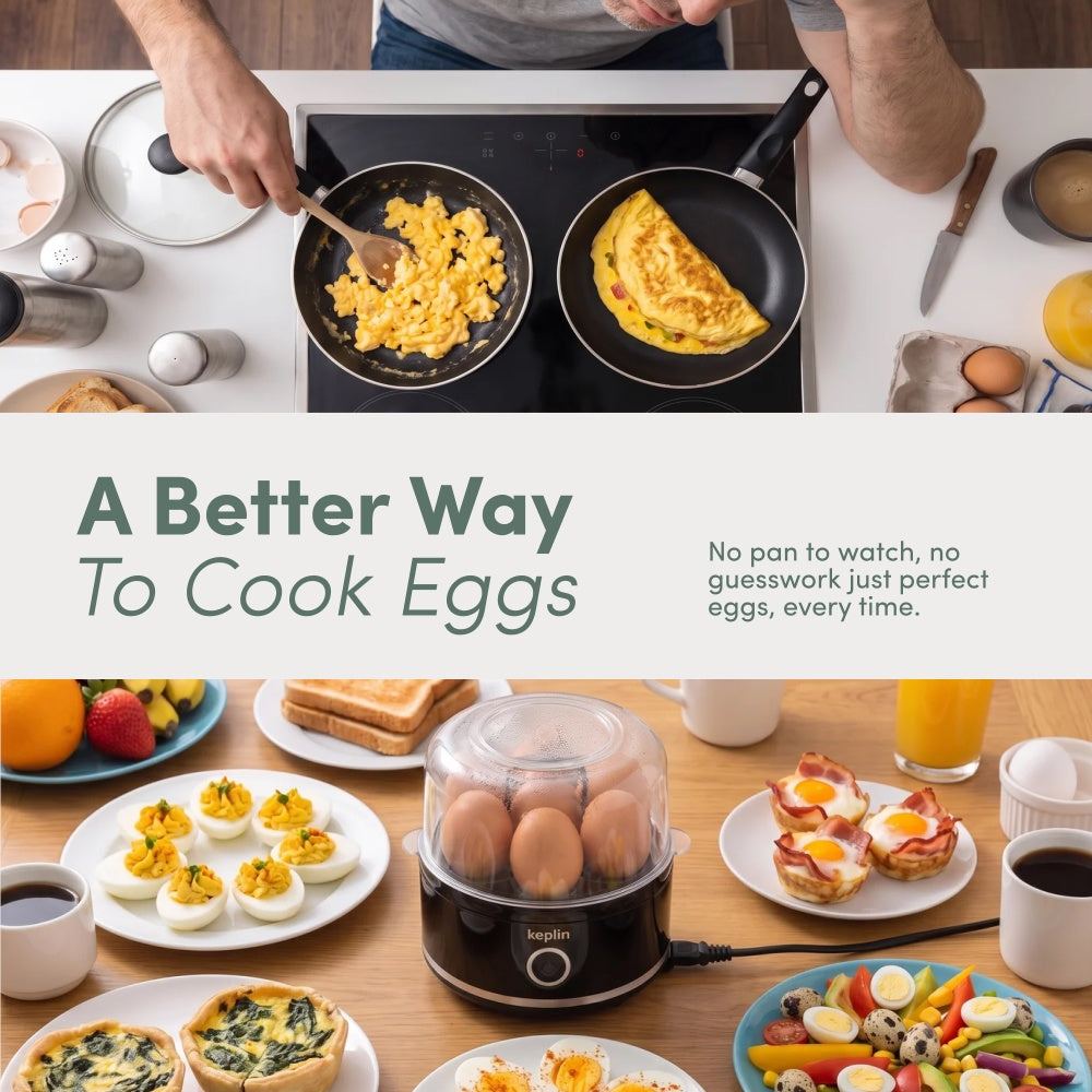 Electric Egg Cooker 7 Egg Capacity - 400W