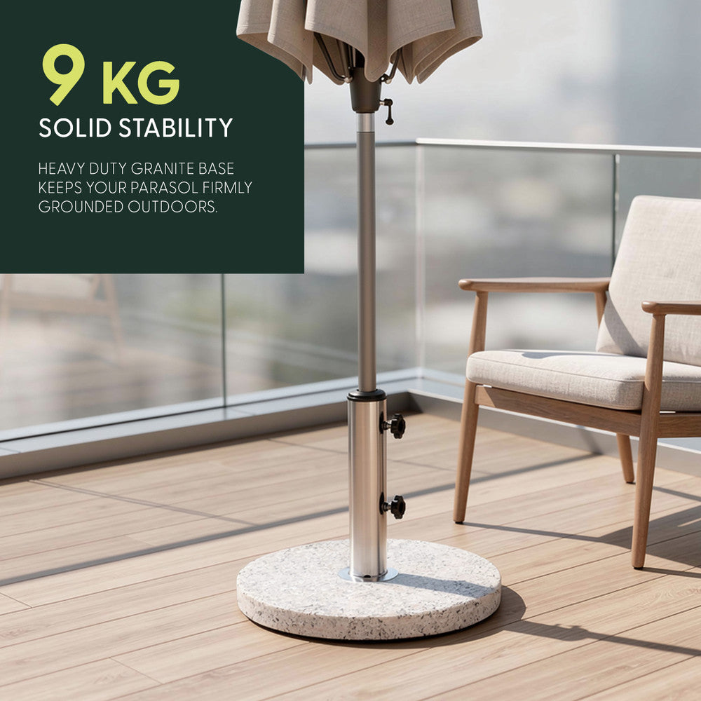 20kg Granite Parasol Base - Outdoor Umbrellas Stand