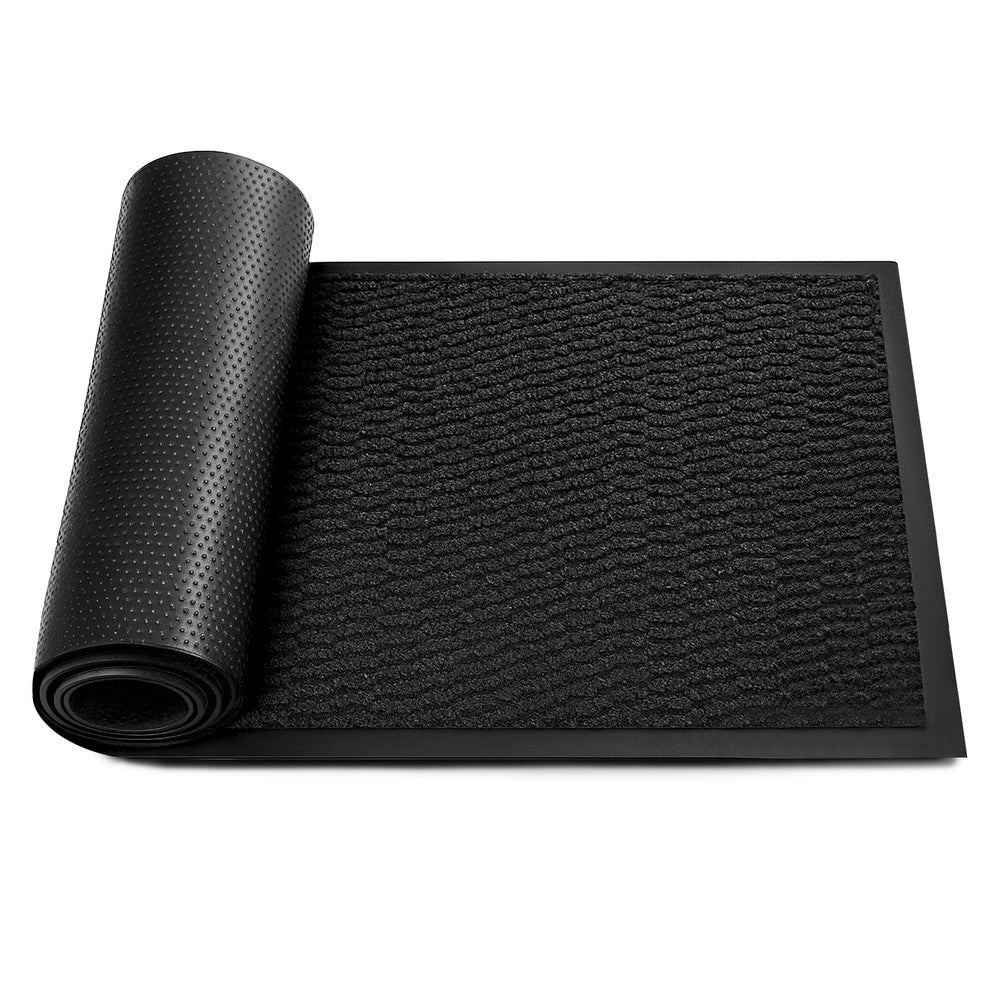 KEPLIN Dirt-Catching & Water-Absorbent Doormat – Non-Slip PVC Backing, Durable Polypropylene Fiber, Easy to Clean, Washable, for Indoor & Outdoor Use (50x80cm)