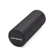 KAYMAN Sports Foam Roller – Deep Tissue Muscle Tension Relief & Circulation Boost | Portable & Lightweight Self Massager for Back, Legs, Gym, Pilates & Yoga | EVA Foam - 44.5cm