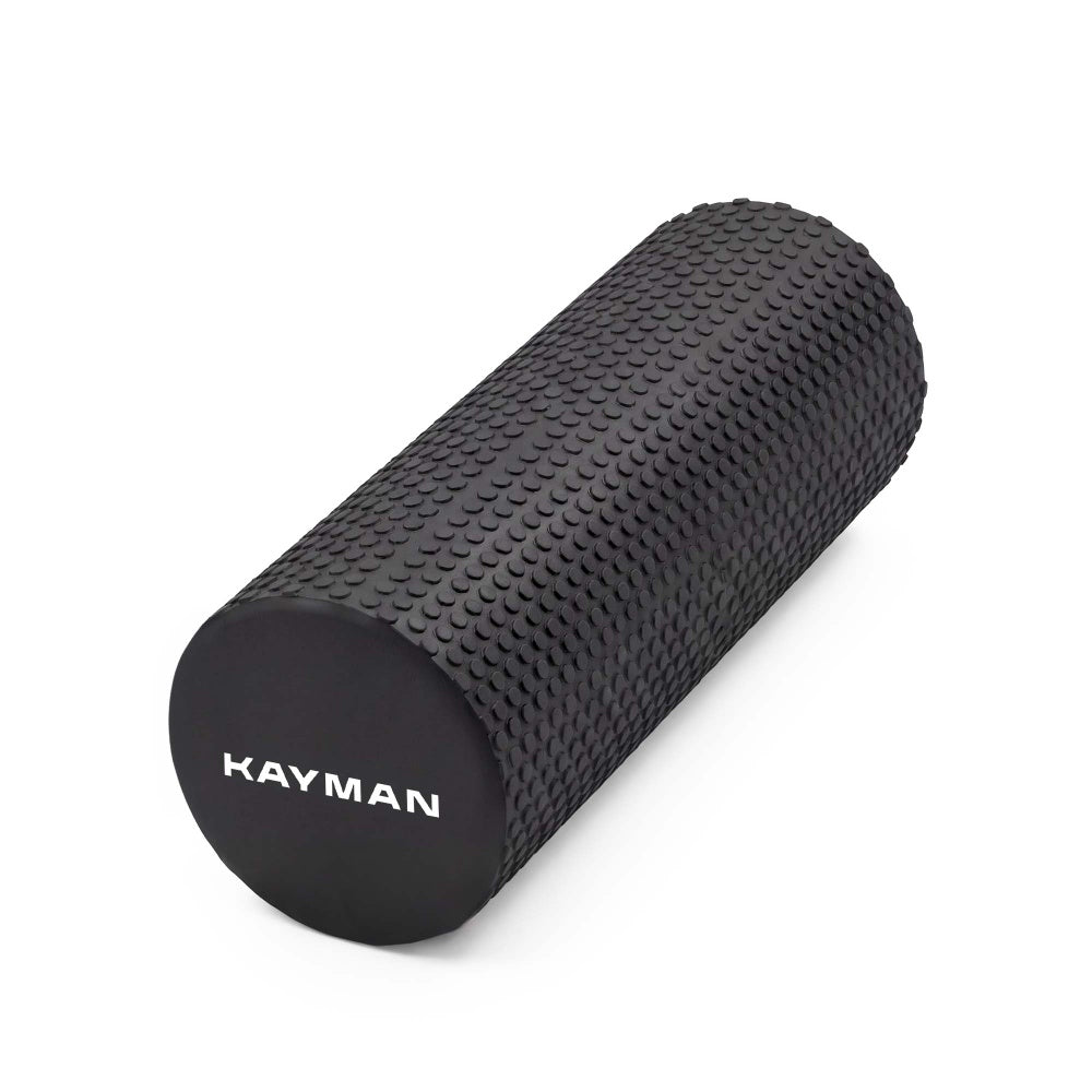 KAYMAN Sports Foam Roller – Deep Tissue Muscle Tension Relief & Circulation Boost | Portable & Lightweight Self Massager for Back, Legs, Gym, Pilates & Yoga | EVA Foam - 44.5cm