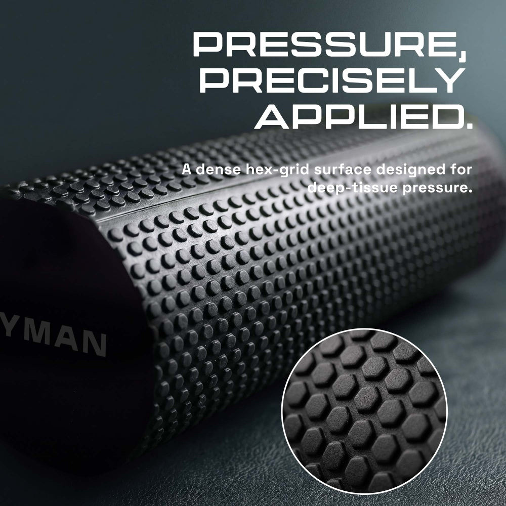 KAYMAN Sports Foam Roller – Deep Tissue Muscle Tension Relief & Circulation Boost | Portable & Lightweight Self Massager for Back, Legs, Gym, Pilates & Yoga | EVA Foam - 44.5cm
