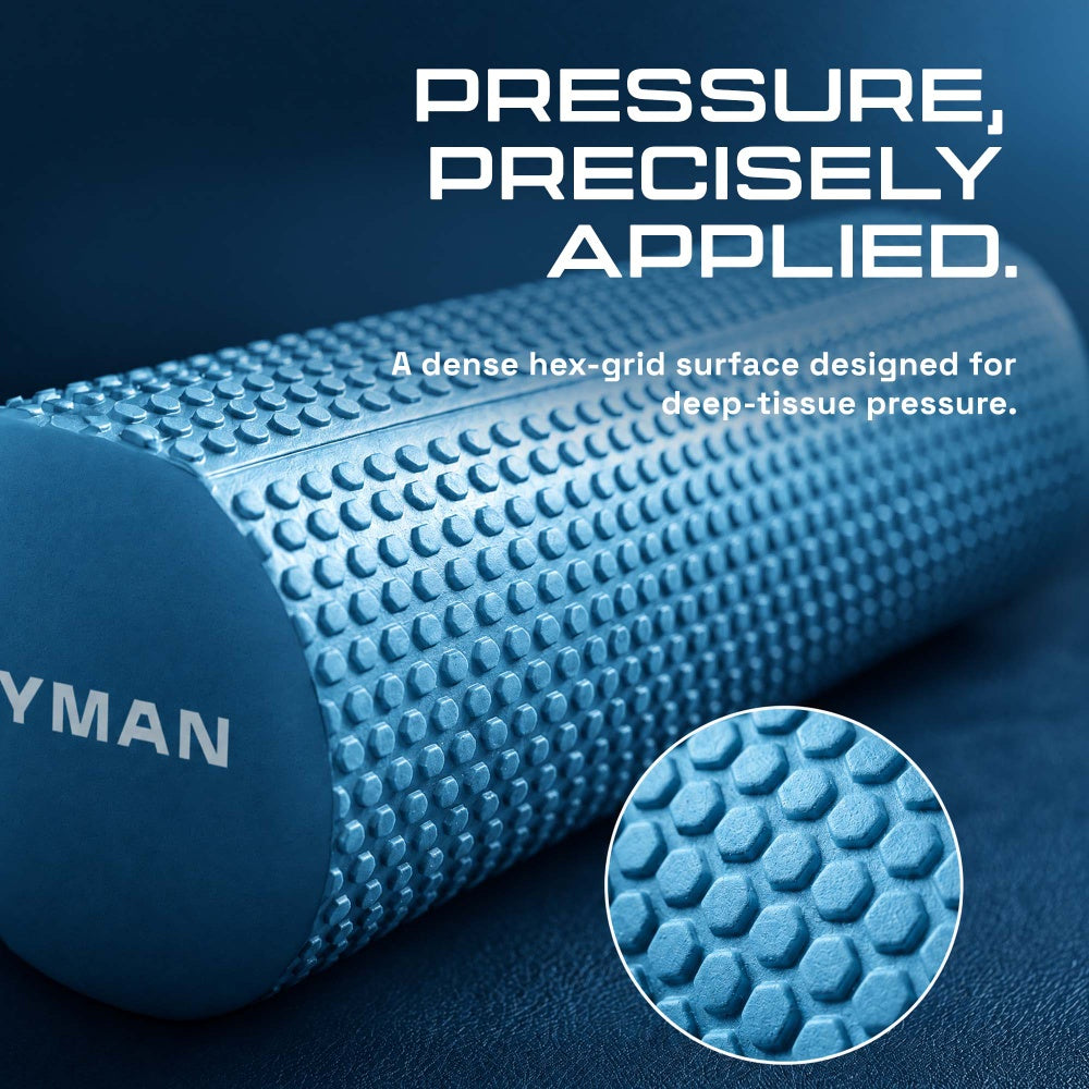 KAYMAN Sports Foam Roller – Deep Tissue Muscle Tension Relief & Circulation Boost | Portable & Lightweight Self Massager for Back, Legs, Gym, Pilates & Yoga | EVA Foam - 44.5cm