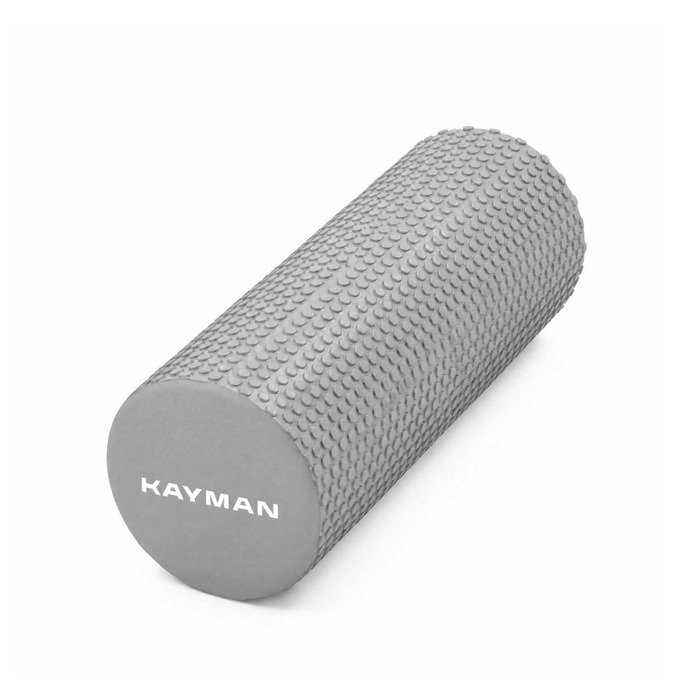 KAYMAN Sports Foam Roller – Deep Tissue Muscle Tension Relief & Circulation Boost | Portable & Lightweight Self Massager for Back, Legs, Gym, Pilates & Yoga | EVA Foam - 44.5cm