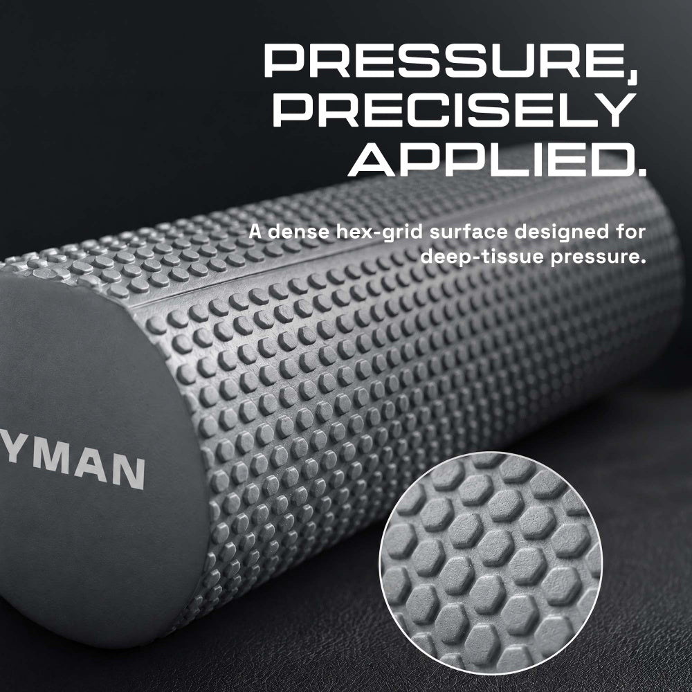 KAYMAN Sports Foam Roller – Deep Tissue Muscle Tension Relief & Circulation Boost | Portable & Lightweight Self Massager for Back, Legs, Gym, Pilates & Yoga | EVA Foam - 44.5cm