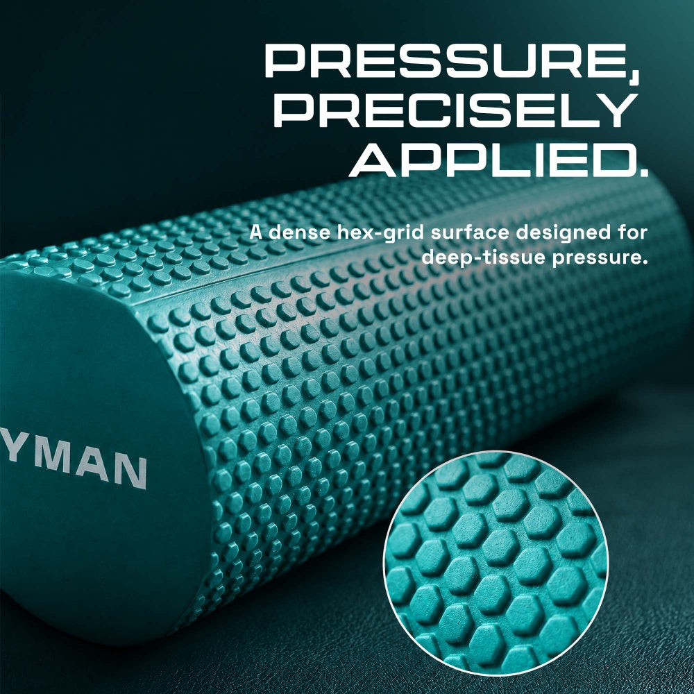 KAYMAN Sports Foam Roller – Deep Tissue Muscle Tension Relief & Circulation Boost | Portable & Lightweight Self Massager for Back, Legs, Gym, Pilates & Yoga | EVA Foam - 44.5cm