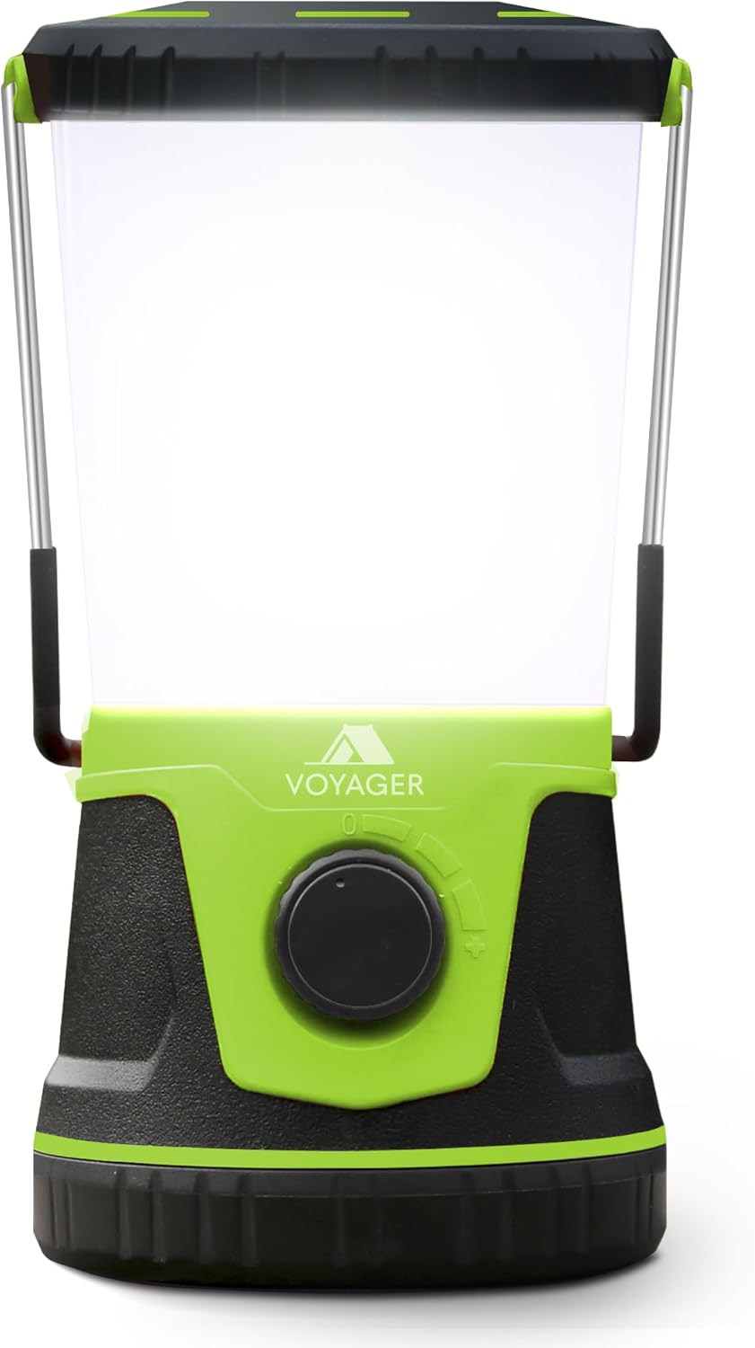 LED Camping Lantern 1500 Lumens – Light Green Waterproof Portable Outdoor Light UK