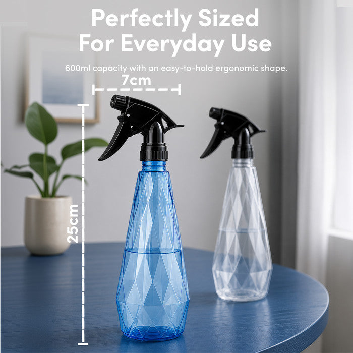 Water Spray Bottles 600ml Mist & Stream - 2 Pack