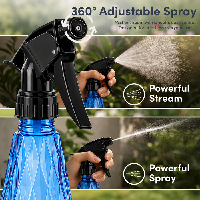 Water Spray Bottles 600ml Mist & Stream - 2 Pack