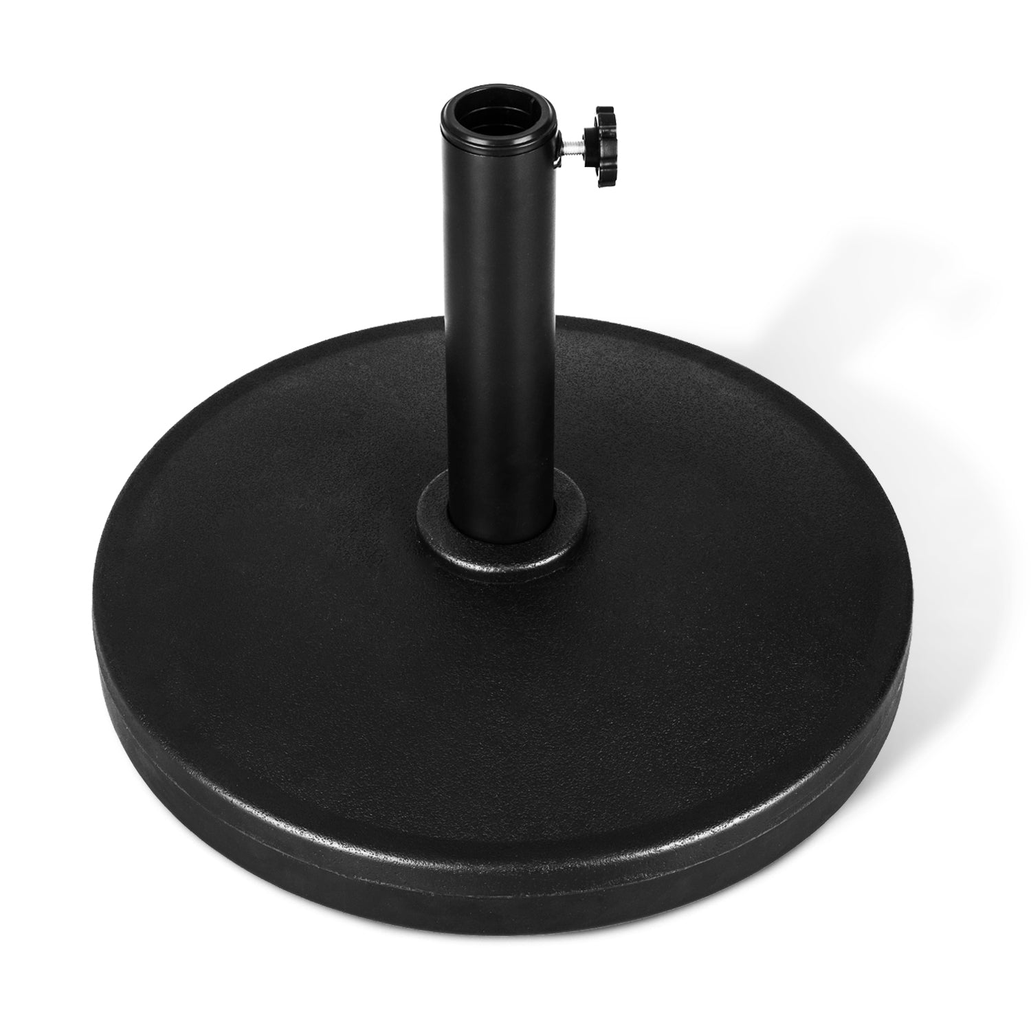 KEPLIN Cast Iron Effect Parasol Base – Heavy Duty Metal Garden Patio Furniture Stand for Umbrella, Canopy, Gazebo, Awning