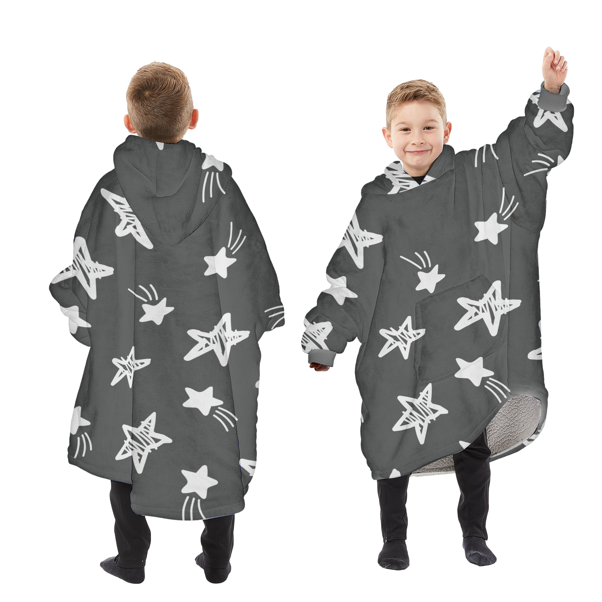 Thermal, Soft & Long-length Throw Hoodie in all Sizes & Colours - UK