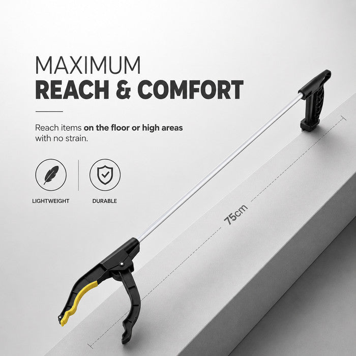 Litter Picker Ergonomic Long Reach Handle - 30 Inch