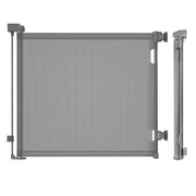Kidoola Retractable Baby Gate, Mesh Stair & Doorway Safety Gate for Toddlers and Pets, 86cm Tall Extends to 140cm Wide, Space Saving Child Safety Barrier, One Handed Operation for Hallways/Indoor Use