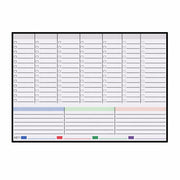 Magnetic Dry Erase Fridge Whiteboard Weekly Planner