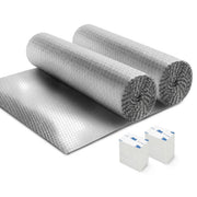 Haltons Reflective Radiator Foil – Energy Saving Insulation with 3M Self-Adhesive Pads – Easy to Install, Cut to Size – Reduce Heat Loss & Lower Bills – Covers 3+ Radiators – Thermal Barrier