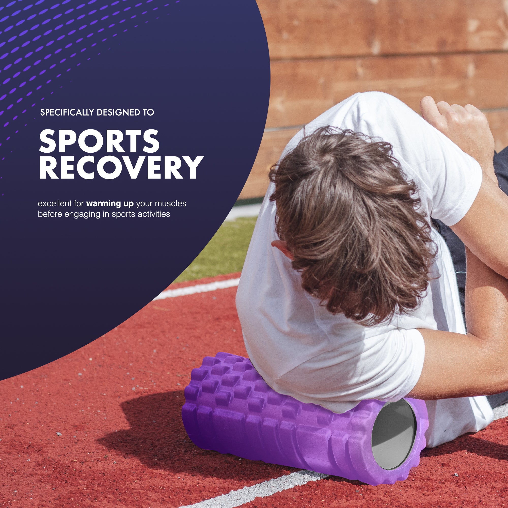 Kayman Massage Roller: High-Density Foam Deep Tissue Relief & Sports Recovery Tool for Back Pain, Balance, and Blood Flow Stimulation