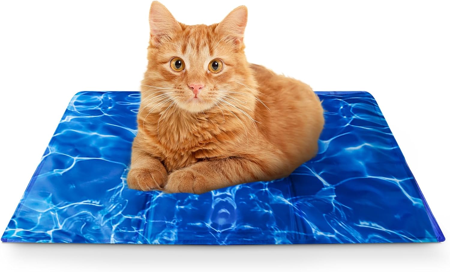 FurDreams Pineapple Pet Cooling Mat – Waterproof Gel Pillow Pad for Dogs and Cats, 75x120cm – Prevent Overheating and Keep Cool During Summer Rest