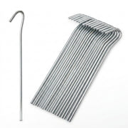 Pack of 20 galvanised steel tent pegs, 9 inch rust-free ground pegs for camping