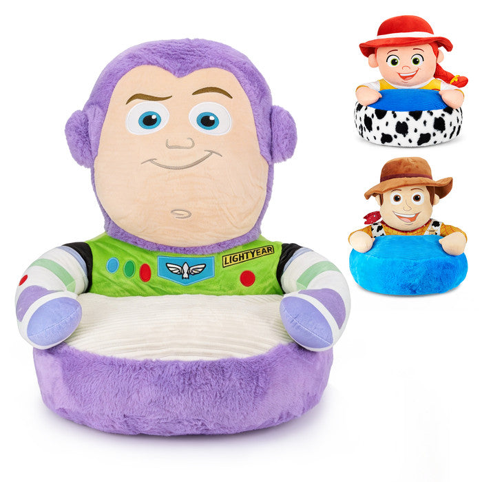 Disney Toy Story Buzz Lightyear plush kids floor chair – Jessie and Woody character variants also available