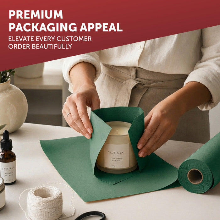 Recycled Kraft Wrapping Paper Roll – Eco-Friendly 80gsm Gift Wrap for All Occasions