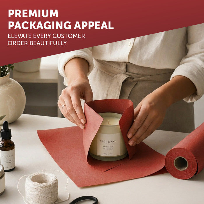 Recycled Kraft Wrapping Paper Roll – Eco-Friendly 80gsm Gift Wrap for All Occasions