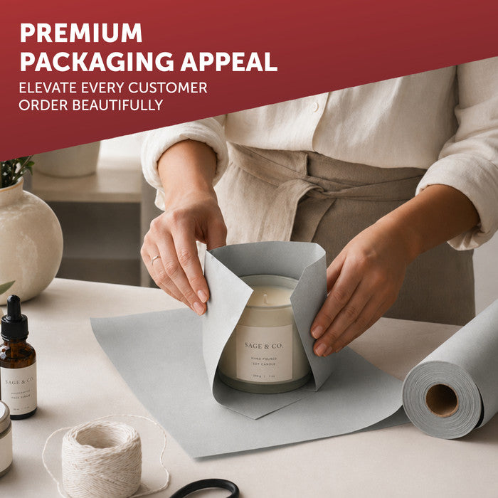 Recycled Kraft Wrapping Paper Roll – Eco-Friendly 80gsm Gift Wrap for All Occasions