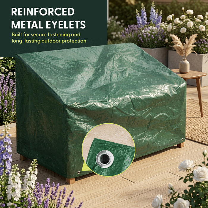 3 Seat Garden Bench Cover - Waterproof, Tear Resistant and UV Protection