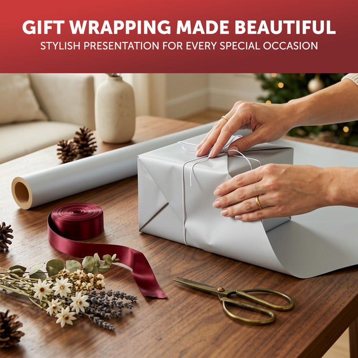 Recycled Kraft Wrapping Paper Roll – Eco-Friendly 80gsm Gift Wrap for All Occasions