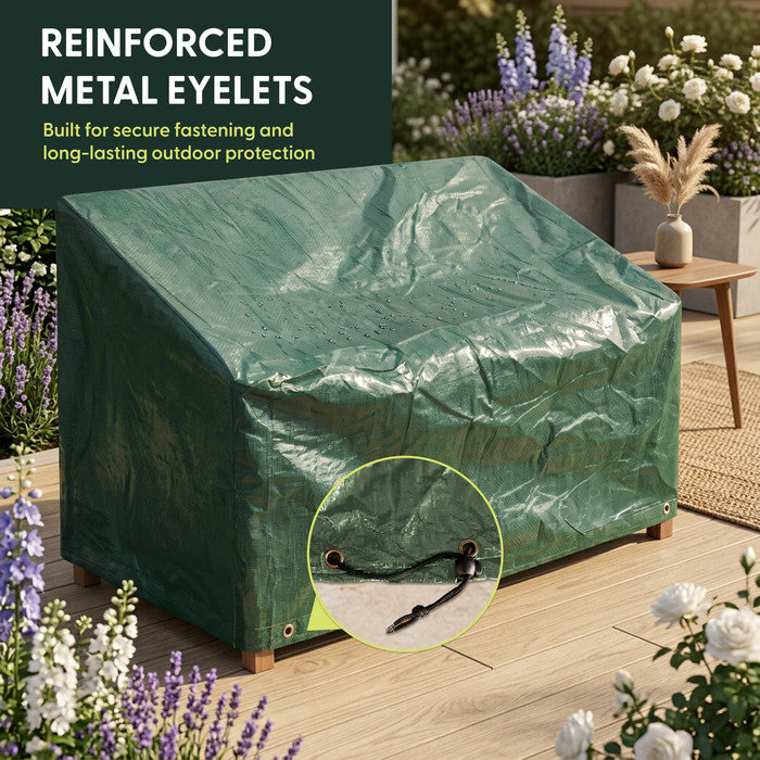 3 Seat Garden Bench Cover - Waterproof, Tear Resistant and UV Protection