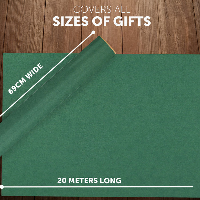 Recycled Kraft Wrapping Paper Roll – Eco-Friendly 80gsm Gift Wrap for All Occasions