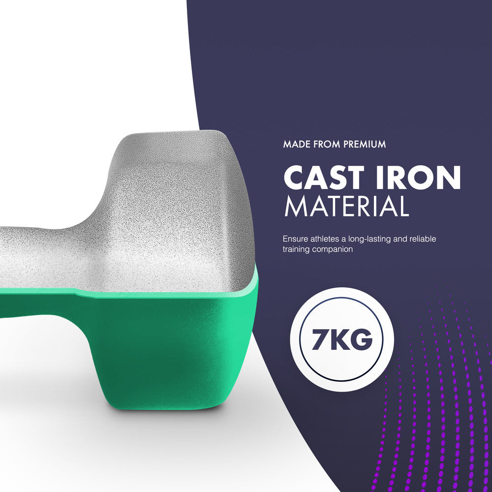 KAYMAN Neoprene Dumbbell Pair with Anti-Slip Grip, Hex Edges, Water-Resistant Surface & Workout Poster Guide - Weight Set for Home, Gym & Fitness Training Equipment (1kg 2kg 3kg 4kg 5kg 6kg 7kg 8kg 9kg 10kg) – image 24
